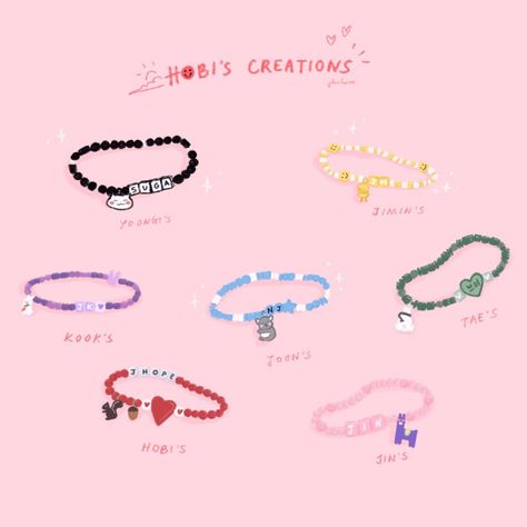 Bts Bracelet, Army Accessories, Kpop Diy, Bts Art, Kraf Diy, Bts Merch, Bts Chibi, Bts Group, Bts Fans