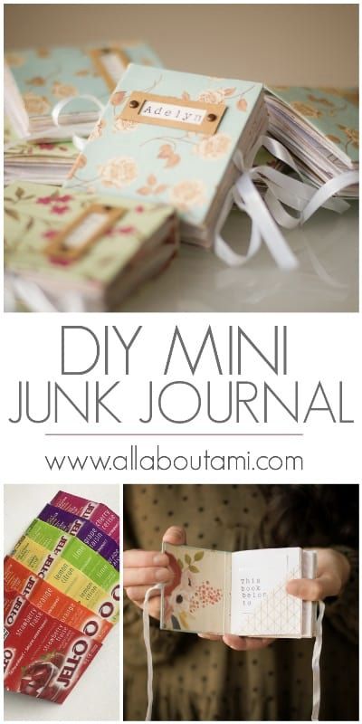 DIY Mini Junk Journal - All About Ami Button Journal Ideas, Mini Books Diy, All About Ami, Diy Bucket, Mini Art Journal, Gratitude Journals, Keepsake Journal, Diy Journal Books, Mini Album Tutorial