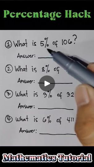 Basic Math Review: Mind Blowing Hacks Compilation part 5 #mindblowinghacks #roadto3mfollowers #mathtutor #mathematicstutorial | By Mathematics Tutorial | Facebook Math Magic Tricks, Math Magic, Math Tutorials, Math Tutor, Math Review, Math Tricks, School Study Tips, Interesting Ideas, Basic Math