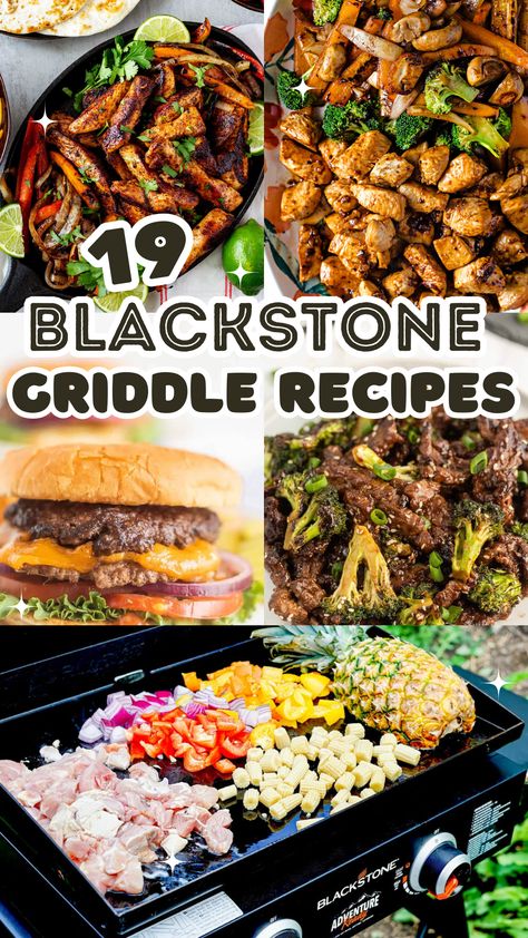 Welcome to our great round-up of Blackstone griddle recipes, the ultimate cooking companion for outdoor enthusiasts and culinary adventurers. Favorite Blackstone Recipes, Things To Make On The Blackstone, Blackstone Dinner Ideas For A Crowd, Healthy Blackstone Griddle Recipes Dinners Healthy, Camping Meals Using Blackstone, Outdoor Griddle Recipes Dinners, Blackstone Mexican Recipes, Blackstone Tailgating Recipes, Easy Blackstone Dinner Ideas