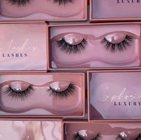 Eyelash Box Packaging Ideas, Eyelash Branding, Lashes Packaging Ideas, Eyelashes Photography, Lash Box Packaging Ideas, Velvet Lashes, Lashes Russian, Lash Brand, Small Lashes