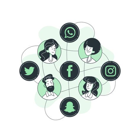 Social Network Movie, Communication Illustration, Social Media Art, Png Illustration, Media Communication, Internet Art, Social Media Community, Isometric Illustration, Communication Art