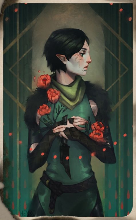 Merrill Dragon Age, Dragon Age Tarot Cards, Hawke Dragon Age, Blood Mage, Skulls And Bones, Dragon Age Characters, Dragon Age 3, Dragon Age Series, Dragon Age Games