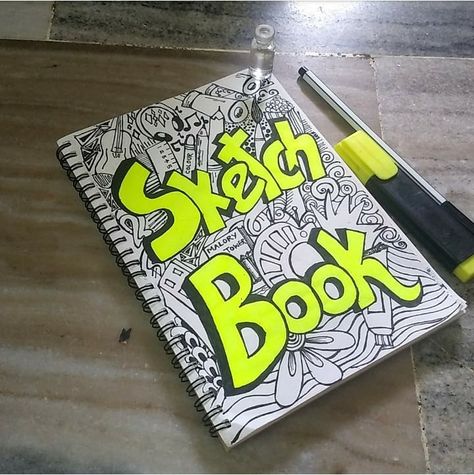 That's the cover page of my sketch book:) Ideas For Sketch Book Covers, Cover Page Sketchbook Ideas, Easy Book Cover Drawing, Sketch Book Design Cover, My Art Book Cover Page Drawing, Sketch Book Cover Designs, Sketchbook Name Page Ideas, Sketch Book Cover Painting Ideas, Sketch Book Cover Page Ideas