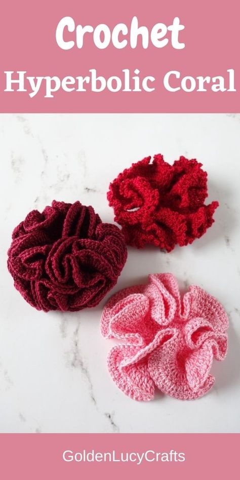 Hyperbolic Crochet Pattern, Coral Crochet Pattern Free, Macrame Coral Reef Tutorial, Hyperbolic Crochet Pattern Free, Coral Crochet Pattern, Crochet Coral Reef Pattern Free, Crochet Aquarium Free Pattern, Sea Macrame, Coral Reef Crochet