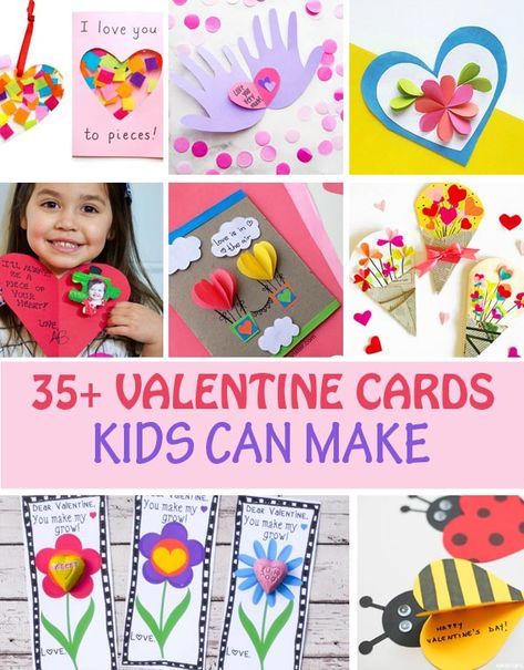 Valentine cards kids can make. Heart, flower, handprint and footprint cards for toddlers, preschoolers, kindergartners and older kids. Easy Valentine's Day handmade cards Handprints Flowers, Toddler Valentine Cards, Valentine Cards Kids, Valentine Card Ideas, Enchiladas Beef, Handprint Cards, Easy Valentine Cards, Cute Valentines Day Cards, Valentines Diy Kids