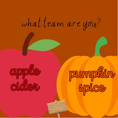 fun social media post to help boost engagement on facebook, instagram, etc - fall faves, apple cider, pumpkin spce, fall festival, fall drinks, coffee, coffee lover, inspo, home, kitchen, small business Fall Engagement Posts, Fall Drinks Coffee, Engagement Posts, Drinks Coffee, Fall Faves, What Team, Fall Drinks, Social Media Engagement, Coffee Coffee