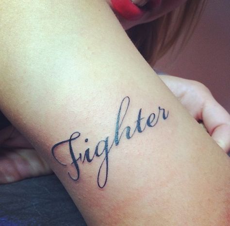 This ones a fighter. Fighter Tattoo Woman, Fighter Tattoos, Beautiful Spine Tattoos, Fighter Tattoo, Spine Tattoo Ideas, Meaningful Tattoo Quotes, Tattoo Board, Semicolon Tattoo, Meaningful Tattoo