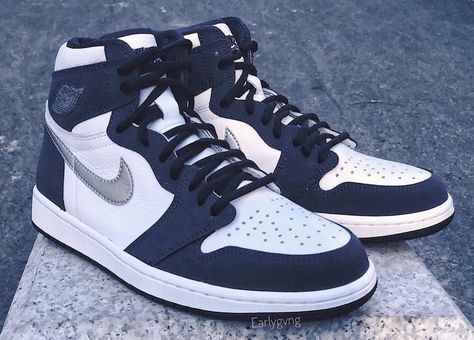 Detailed Look at the Air Jordan 1 High OG Japan “Midnight Navy” Air Jordan 1 White, Black Jordans, Jordan 1 High Og, Hype Shoes, Nike Air Jordan 1, Air Jordan 1 High, Swag Shoes, Jordan 1 High, Navy Fashion