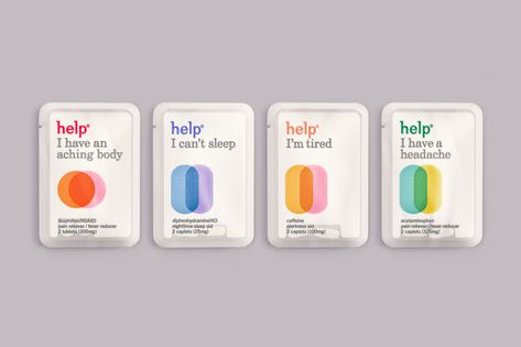 Help Remedies Single Serve – Packaging Of The World Medical Device Packaging, Medicine Graphic Design, Medical Design Graphics, Medicine Branding, Healthcare Packaging, Pill Packaging, Medical Packaging, Supplements Packaging, Nice Packaging