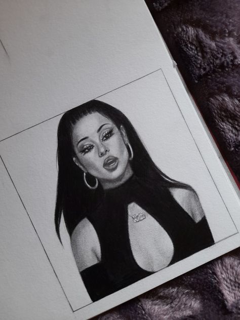 Maddy Perez drawing Maddy Perez Drawing, Maddy Drawing, Maddy Perez, Stippling Art, Stippling, Realistic Drawings, Art Inspiration Drawing, Art Inspo, Polaroid Film