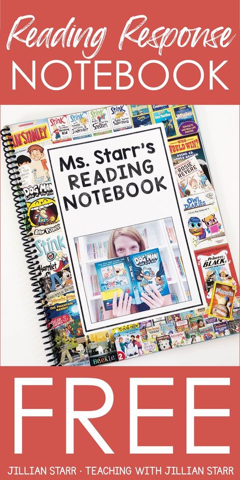 Readers Notebook Third Grade, Readers Notebook Middle School, Writing About Reading, Ela Intervention, Reader Response Journals, 40 Book Challenge, Reading Diary, Tutoring Ideas, Reading Notebooks