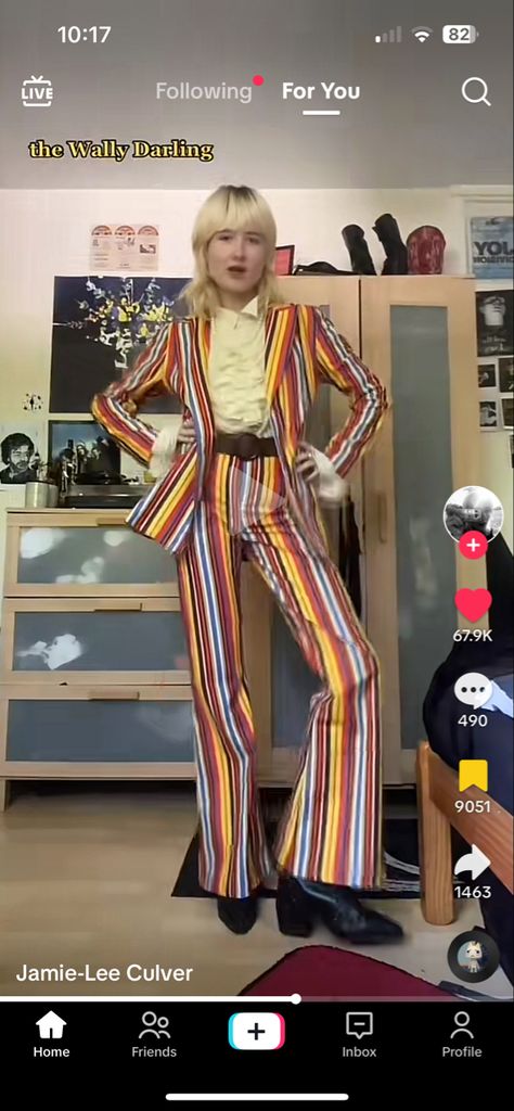 funky 70s/80s suit outfit, grad outfit? Funky Outfits For Women 70s, Funky Wedding Suit, Funky 70s Fashion, 70s Suit Women, Weird Suits, Masc Prom Outfit, Queer Prom Outfit, Funky Outfits Men, Funky Suits