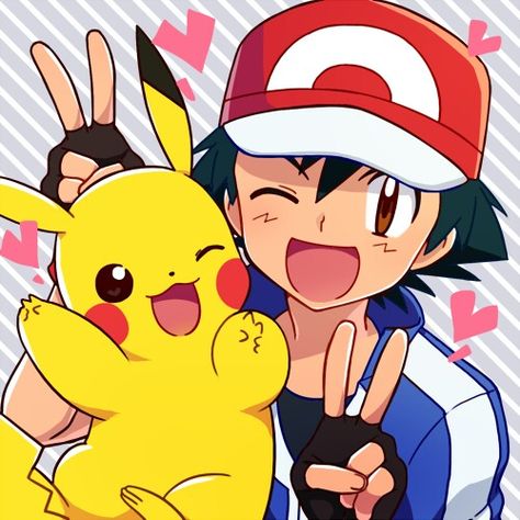 Beautiful ♡ Ash and Pikachu ^.^ ♡ I give good credit to whoever made this  I found this in sakunyu.tumblr.com Ash Ketchum And Pikachu, Pokémon Wallpapers, Pokémon Pictures, Ash And Pikachu, Pokemon Fashion, Ash Pikachu, Pikachu Drawing, Pikachu Pikachu, Pika Pika