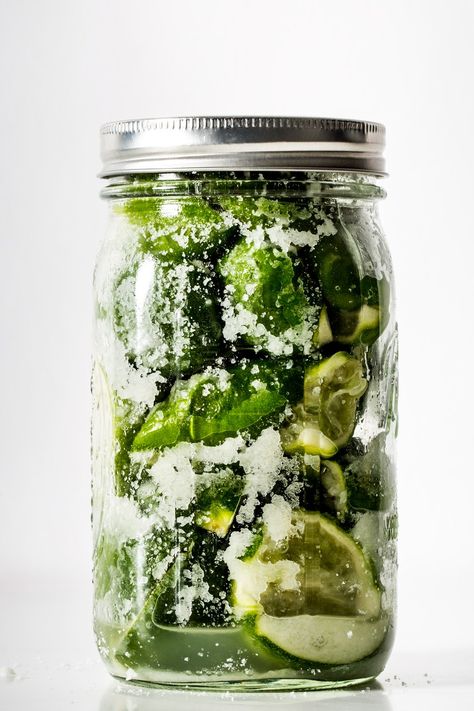 Preserved Limes, Preserved Lemons Recipes, Lemons Recipes, Anchovy Pasta, Lime Pickles, Med Diet, Kitchen Basics, Lime Recipes, Fermentation Recipes