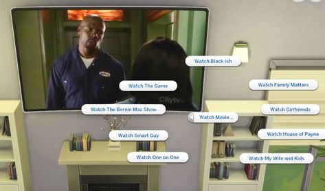 Another movie override mod, but this time it solely focuses on black tv sitcoms that I, and maybe a lot of other people grew up watching. Please read my instructions so you don’t have any issues in y… Sims4 Movie Mod, Sims 4 Cc Tiktok Mod, Functional Tv Sims 4 Cc, Tv Show Mods Sims 4, Sims 4 Custom Tv Shows, Sims Tv Mod, Tv Mod Sims 4, Sims 4 Netflix And Chill Mod, Sims 4 Reality Tv Mod