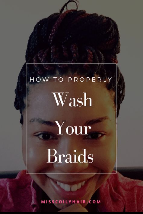 How To Wash Braids Protective Styles, How To Wash Cornrow Braids, How To Wash Your Braids, Washing Box Braids, Washing Knotless Braids, Washing Braids Protective Styles, How To Refresh Box Braids, Washing Braids, Wash Braids