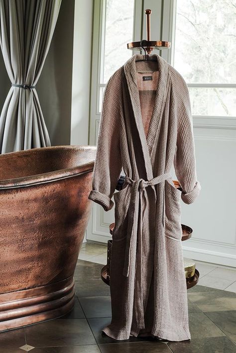 Linen Bathrobe, Womens Bathrobes, Comfortable Design, Pajama Robe, Womens Robes, Linen Women, Modern Elegance, Elegant Woman, Fashion Designer