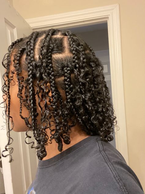 Simply Protective Hairstyles, Natural Protective Hairstyles For Black Women Short Hair, Light Protective Hairstyles, Protective Hairstyles For Medium Length Hair, Good Protective Hairstyles, Braids For Black Women With Natural Hair, Simple Natural Black Hairstyles, Natural Hair Braided Hairstyles No Weave, Natural Braids 4c Hair