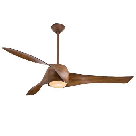 Minka Group® :: BRANDS :: Minka-Aire® :: F803DL-DK 3 Blade Ceiling Fan, Contemporary Ceiling Fans, Minka Aire, Kinetic Sculpture, Fan With Light, Led Ceiling Fan, Ceiling Fan With Remote, Modern Fan, Modern Ceiling