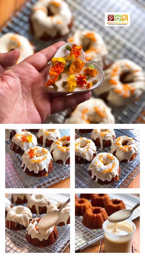 Dehydrated Orange Slices, Orange Sponge Cake, Orange Mousse, Mini Bundt, Orange Peels, Mini Bundt Cakes, High Tea Party, Bundt Cake Pan, Angel Cake