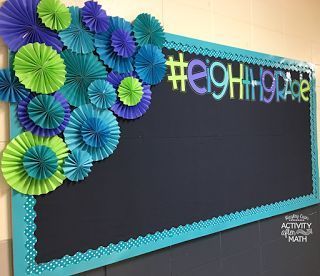 Hashtag Bulleting Board for the beginning of the year. This makes a great background for pictures! Black Bulletin Board Ideas, Creative Bulletin Boards, Bulletin Board Paper, Bulletin Boards Classroom Decor, Flowers Theme, Bulletin Board Design, School Board Decoration, Teachers Lounge, Preschool Bulletin Boards