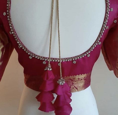 Latest Blouse Neck Designs, Pink Blouse Designs, Lace Blouse Design, Blouse Designs Catalogue, Latest Blouse Designs Pattern, Best Blouse Designs, New Saree Blouse Designs, Latest Model Blouse Designs, Backless Blouse Designs