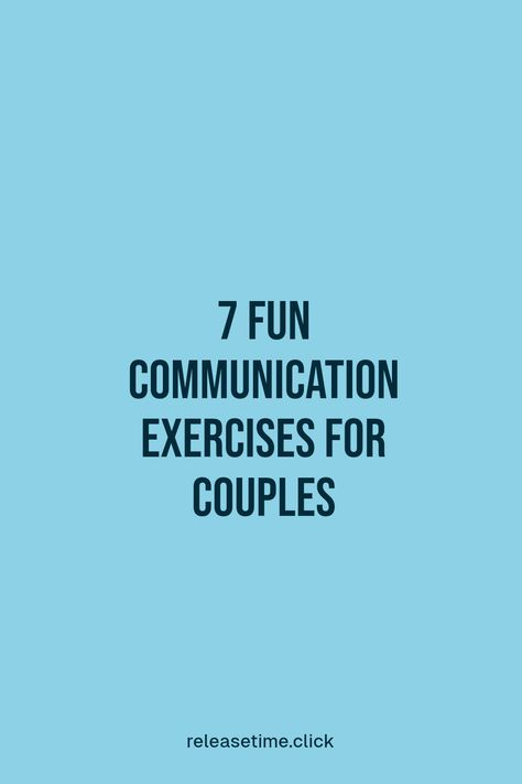 Strengthening your romantic relationship can often start with improving how you communicate. Try these 7 engaging communication exercises designed to deepen your connection with your partner. Whether it's sharing compliments, active listening, or completing fun questionnaires together, these tips will help express your feelings more clearly. Transform everyday conversations into meaningful exchanges that bring you closer to each other. Start building a stronger foundation today! Communication Help For Couples, Communication Exercises, Romantic Relationship, Express Your Feelings, I Am Statements, Communication Is Key, Active Listening, Meaningful Conversations, Ways To Communicate