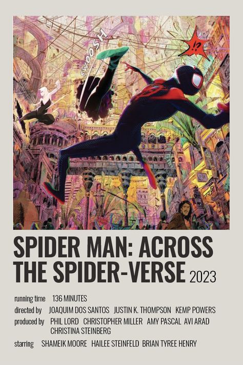 spider man across the spider verse Random Posters, Cat 2023, Alternative Posters, Spiderman Poster, Into The Spiderverse, Movie Journal, Spider Man Across The Spider Verse, Movie Wall, Iconic Movie Posters