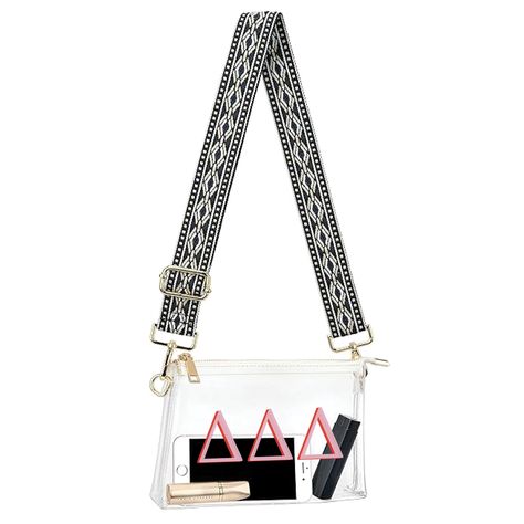 Custom Personalized Clear Crossbody Purse Stadium Bag - Modern & Preppy | Monogram initials name sorority rush by SugarMonsterGoods on Etsy Preppy Monogram, Modern Preppy, Clear Stadium Bag, Sorority Rush, Stadium Bag, Clear Purses, Time Kids, Transparent Bag, Free Entry