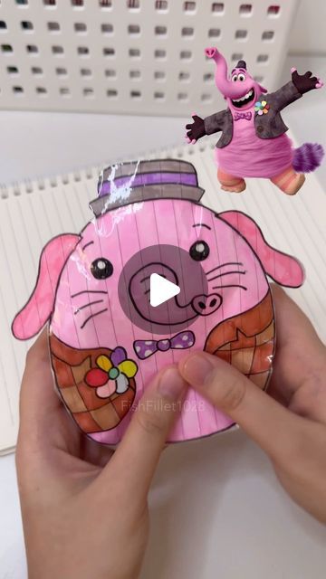 Paper Squishmallow, Cute Paper Squishy, Diy Squishmallow, Squishies Kawaii Diy, How To Make Squishies, Bing Bong Inside Out, Squishy Diy, Diy Squishy, Squishies Diy