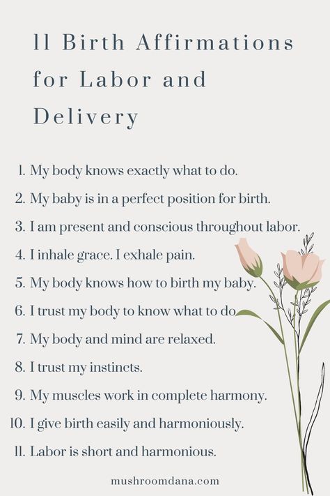 Natural Labor Affirmations, Labor Positive Affirmations, Labor Of Love Quotes, Labor And Delivery Positive Affirmations, Labour Motivational Quotes, Labor Mantra Birth Affirmations, 3rd Trimester Affirmations, Start Labor Naturally, At Home Birth Photography