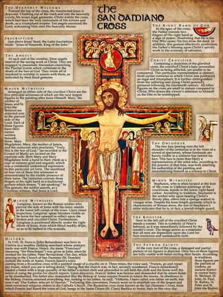 San Damiano Cross, The Cross Of Christ, San Francesco, Religious Education, Religious Images, The Good Shepherd, Biblical Art, Catholic Prayers, Catholic Art