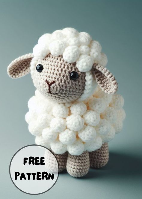 Free Crochet Lamb Amigurumi Lamb Knitting Pattern Free, Crochet Lamb Amigurumi, Knitted Lamb Pattern Free, Crochet Sheep Plush, Crochet Mini Sheep Free Pattern, Free Crochet Sheep Pattern, Easy Crochet Lamb Free Pattern, Amigurumi Lamb Free Pattern, Crochet Sheep Free Pattern Amigurumi Lamb