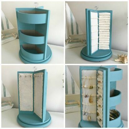 Beads Organization, Diy Jewelry Stand, Diy Jewelry Box, Carton Diy, Jewelry Storage Diy, Organizer Diy, Amazon Jewelry, Jewellery Holder, Diy Jewelry Display