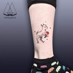 Mini Goat Tattoo, Goat Tattoos For Women, Sheep Tatoos, Goat Tattoo Cute, Lamb Tattoo For Women, Small Goat Tattoo, Cute Goat Tattoo, Goat Tattoos, Tattoo Goat