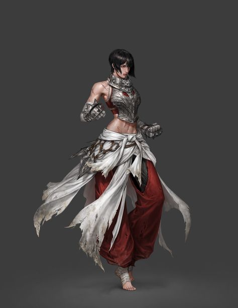 ArtStation - fighter Female Swordsman, Fantasy Fighter, Female Armor, Character Inspiration Male, Female Fighter, Female Knight, Dungeons And Dragons Characters, Fantasy Armor, Game Character Design