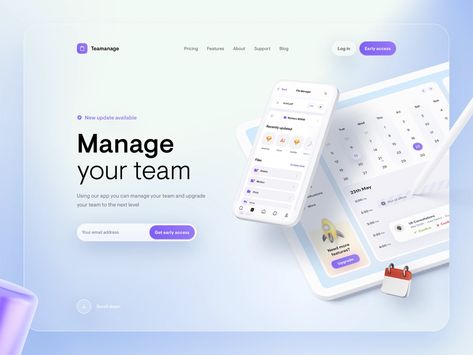 Desain Ux, Ui Website, Website Landing Page, Web Mockup, Desain Ui, Team Management, Directory Design, Platform Design, Ui Design Website