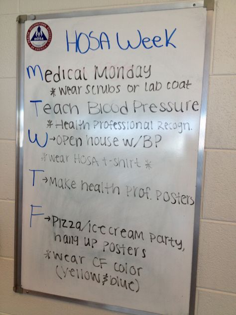 Hosa Medical Club, Health Class Aesthetic, Hosa Activities, High School Health, Class Store, School Nursing, Health Class, High School Life, Grade 8