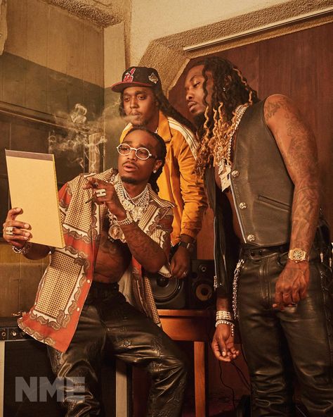 On The Cover – Migos: "We show up with the goods and prove you wrong” Migos Album Cover, Migos Fashion, Offset Rapper, Quavo Takeoff, Migos Wallpaper, Migos Quavo, Migos Rapper, Rapper Outfits, Hip Hop And R&b