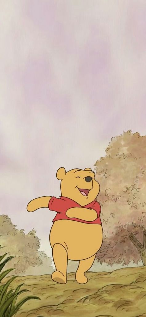 Winnie The Pooh Background, Disney Characters Wallpaper, Winnie The Pooh Pictures, Cute Winnie The Pooh, Winnie The Pooh Friends, Disney Phone Wallpaper, Happy Cartoon, Cartoon Wallpaper Iphone, Cute Disney Wallpaper