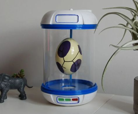 Full Size Pokemon Go Incubator Night Lamp : 10 Steps (with Pictures) - Instructables Pokemon Egg Incubator, Pokémon Game Room, Pokemon House Decor, Pokemon Diy Crafts, Pokemon Room Decor, Pokemon Lamp, Pokemon House, Pokémon Christmas, Pokemon Bedroom