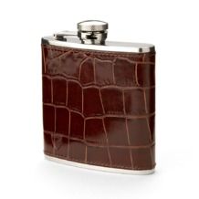 Vintage Flask, Whiskey Flask, Leather Flask, Country Walk, Aspinal Of London, Croc Leather, Hip Flask, Gift Finder, Luxury Gifts