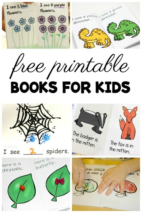 I love making books with my students! These free printable books will be perfect for the kids. Preschoolers and kindergartners will get a kick out of using these printable emergent readers to make their own books. #FunADay #FreePrintable #Preschoolers #PreschoolLiteracy #PreschoolTeacher #PreschoolActivities #Reading Preschool Butterfly Theme, Kindergarten Reading Books, Halloween Theme Preschool, Decodable Books, Early Reading Skills, Making Books, Free Preschool Printables, Free Printable Activities, Kindergarten Books