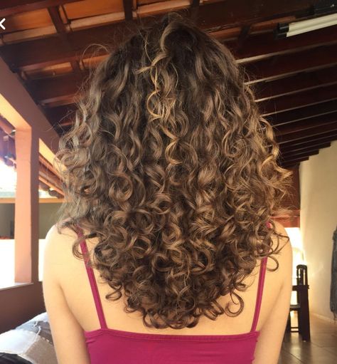 Long Layered Curly Hair, Long Curly Haircuts, Dyed Curly Hair, Natural Curly Hair Cuts, Highlights Curly Hair, Layered Curly Hair, Brown Curly Hair, Natural Curly Hair, Curly Hair Photos