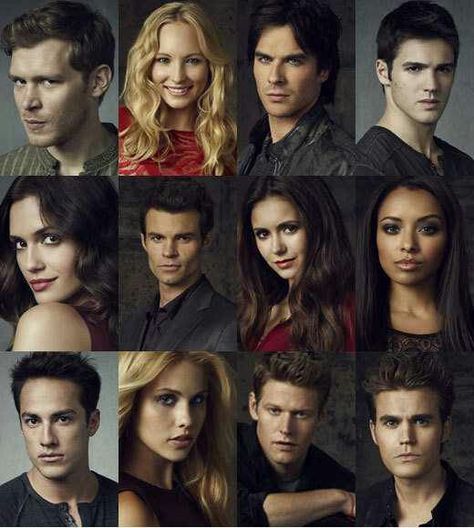 The Vampire Diaries Vampire Damon, Klaus Caroline, Vampire Family, Tvd Cast, Vampire Diary, Ian Joseph Somerhalder, Bonnie Tyler, Vampier Diaries, Candice Accola