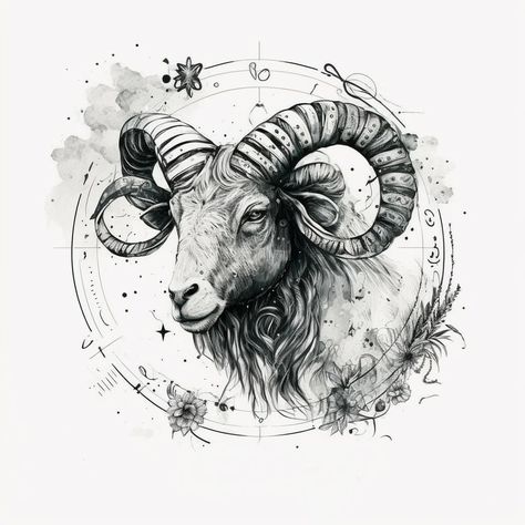 Aries Zodiac SignAries What the zodiac signs say about personality, relationships, career success, and more... Key Aries Facts: Dates: March 21 – April 19 Symbol:... Goat Tattoo, Aries Constellation Tattoo, Aries Constellation, Capricorn Tattoo, Constellation Tattoo, Aries Love, Aries Tattoo, Tattoo Master, Zodiac Sign Tattoos