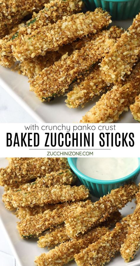 Zucchini Appetizers, Zucchini Sticks Recipes, Recipe Using Zucchini, Zucchini Appetizer, Healthy Low Calorie Snacks, Wedding Foods, Zucchini Side Dishes, Zone Recipes, Zucchini Sticks