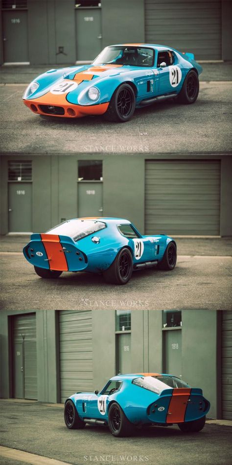 Daytona Car, Shelby Daytona Coupe, Cobra Daytona, Dagobert Duck, Shelby Daytona, Daytona Coupe, Gulf Racing, Cars Aesthetic, Car Luxury