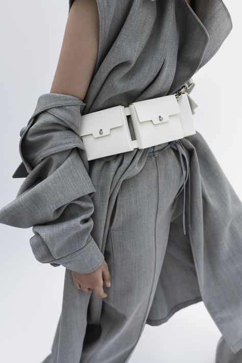 White Harness, Bag Shoot, Grey Inspiration, Bag Photoshoot, Harness Bag, Pr Kit, Paris Atelier, Handmade Leather Bags, Leather Designs